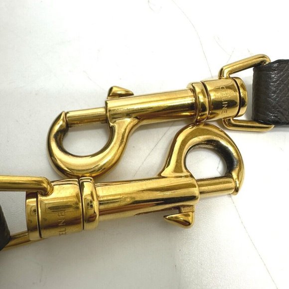 Auth CELINE 189153 logo Belt bag micro 2WAY Shoulder Bag Hand Bag Leather gray - Picture 14 of 16